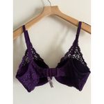 Victoria's Secret ‎ Body by Victoria Unlined Demi Bra  Plum 34D Photo 1