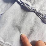 ZARA Imperfect  dress tiered ruffle mini baby doll dress faux pearl front buttons Photo 3