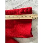 Chelsea & Theodore Red 3/4 Sleeve Lined Blazer Stylish Work Casual Jacket Sz L Size L Photo 7