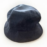 Steve Madden NWT $38  Women's Corduroy Bucket Hat Navy Blue Photo 0