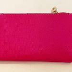 Dune London  Womens Pink Pebbled Leather Wallet Pouch Zipper Key Clip Photo 3
