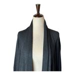Ted Baker  London Charcoal Gray‎ Kristo Waterfall Asymmetric Cardigan Sweater 8 Photo 4