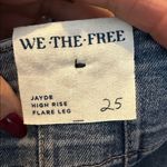 We The Free NWT Free People Sunburst Blue Jayde High Rise Flare Leg Jeans Photo 5