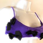 Lolli Bow Bikini‎ Top nwt Purple Size M Photo 3
