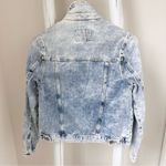 Forever 21 Washed Look Lightweight Denim Jean Jacket Sz S Photo 3