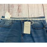 Sandpiper Mid Rise Capri Womens 22 Super Stretch Snap Hem Medium Wash Pocket NWT Blue Size undefined Photo 6