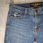 Lucky Brand  Sweet N Straight Ladies' Blue Denim Jeans With Raw Hems Photo 3