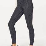 Lululemon  Speed Up‎ Tight Full-On Luxtreme Leggings Size 2 Heathered Black Photo 0