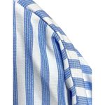 BKE Boyfriend Button Shirt Colorblock Coastal Blue Green Striped Womens M Tag Photo 5