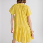 J.Crew NWT - Ruffle-Trim Tiered Dress Cotton Dobby Pull On Casual Travel Summer Photo 1