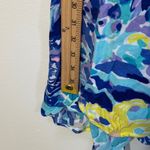 Lilly Pulitzer Lily Pulitzer Achelle Swing Dress in Indigo Size XL Tropical vacation beach Photo 7