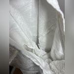 RED VALENTINO Cotton Lace Eyelet Wide Leg Pant Size US 6 White Photo 7