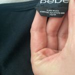 Bebe Black Sequin 3/4 Sleeve Crop Blouse Photo 3