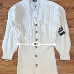 Retrofête   ivory cable knit DRESS TALA retro party size M Photo 4