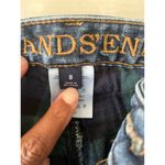 L.L.Bean Woman’s Mid-Rise Flannel Lined Medium Wash Jeans size 8 Photo 3