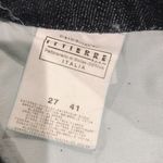 Dolce & Gabbana D&G Capris Navy Jeans with Velvet Back Pocket, Blue Denim Size 27 Photo 5