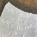 POL ‎ Open Tie Back Sweater Bell Sleeve Color Block Brown Cream Large Photo 5