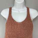 Moon & Madison Knit Tank Top Brown Size Medium Neutral Earthy‎ Sleeveless Shirt Photo 3