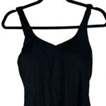 ANDIE NWT  Swim The Marbella One Piece Swimsuit Scoop Neck Removable Pads S Black Photo 2