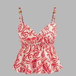 Cider Woven Sweetheart Aztec Beaded Cami Top Photo 1