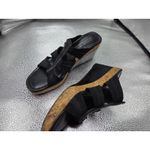 Donald J Pliner Womens Corali Wedge Sandals Black Shoes Made in Spain 9.5M Size 9.5 Photo 4