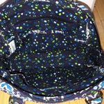 Vera Bradley Turnlock Satchel in Ink Blue Retired Fall 2014 Photo 4