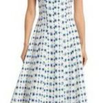 Christian LaCroix  Blue and White Patterned Dress Photo 1
