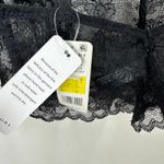 Natori Chantilly Lace Cami Top Black Sheer Lounge Lingerie Cropped Medium NWT Photo 4