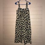 Wild Fable Floral Black and Yellow Jumpsuit Photo 1