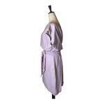 Wish  Rise‎ Purple One Shoulder Tie Waist Asymmetrical Mini Dress Size S Photo 6