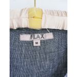 Flax  Boxy Lagenlook Linen Top Medium Space Gray Organic Peasant Oversized Basic Photo 3