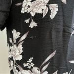 Spiritual Gangster Maya Floral Kimono Black Purple Gray Flower Open Robe OS Photo 4