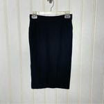 Vince Ribbed-Knit Pencil Skirt, Black Sz XS Photo 2