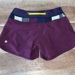 Shorts Womens Lululemon Groovy Run Shorts in Plum Lined Size 4 Photo 4