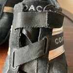 Coach : Jenny Sneaker (A1625) Black/Silver Signature C canvas/leather- Velcro- 7 Photo 11