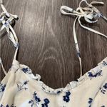 Abercrombie & Fitch A&F Blue and White Floral Romper Photo 4