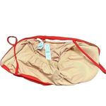 J.Crew  Red Ruched sweetheart one-piece Removable Straps & Padding Size 24 Photo 5