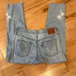 Levi's Levi’s light wash embroidered ankle red tag 5 pocket jeans Photo 1