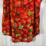 Anthropologie Ruffle Strawberry Tank Top size 2 Photo 9