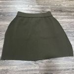 Few Moda  Green Knit Skirt with pockets Photo 2