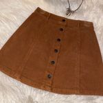 American Eagle NWT Corduroy Button Down  Skirt Photo 1