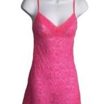 Victoria's Secret Victoria’s Secret Hot Pink Lace Chemise Slip Size Medium Photo 0