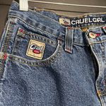 Cruel Girl  Vintage Denim Painter Carpenter Blue Jeans Women’s Sz 3 X 30 EUC Photo 1