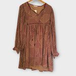 Mango MNG by  Printed Long Sleeve Mini Dress – Size L (NWT) Photo 1