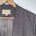 Alberto Makali Brown Open 3/4 Sleeve Blazer Size Large Photo 3