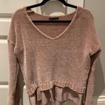 American Eagle Outfitters Sweater Pink Size XS Photo 0