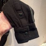 Athleta  Women’s Heat Gen Flannel Shirt Size XSP Petite Black and White Photo 7