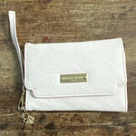 Hanae Mori Faux Leather Purse Wallet Butterfly‎ Shell Pink Travel Bag Paris Photo 0