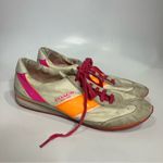Coach Mae sneakers white orange pink women’s size 9 Photo 3