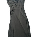 Young Fabulous and Broke Black V Neck Mesh Panel Sleeveless Midi Dress Size S NWT Photo 0